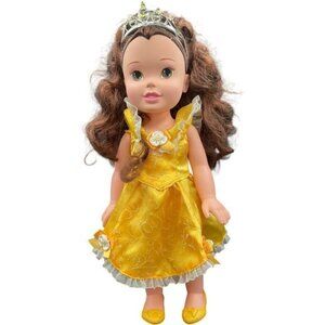 Disney Princess My Friend Belle Doll 14" With Outfit & Tiara